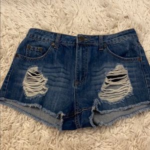 jean shorts